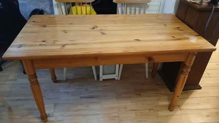 Photo of free Pine Wood Table (Pool, Redruth) #1