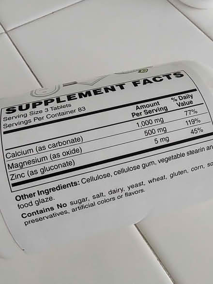 Photo of free Vitamin supplements - opened (Odenton) #4