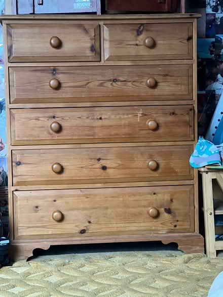Photo of free Chest of drawers and bedside table (Somers Town NW1) #1