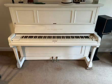 Photo of free White piano (Helmsley YO62) #1