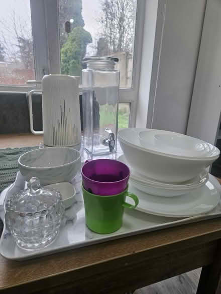 Photo of free Plates bowls kittle jug (Enfield N18) #1