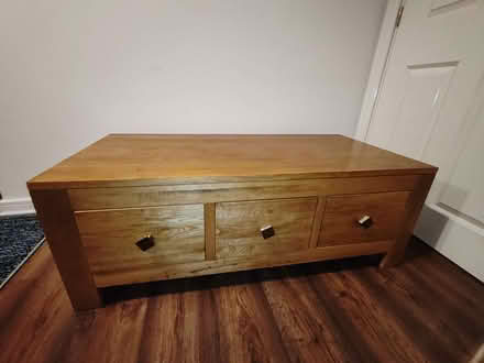 Photo of free Oak coffee table with drawers (Heybridge CM9) #1