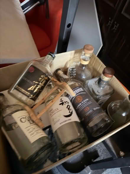 Photo of free Empty Whiskey Bottles (Albert Village DE11) #1