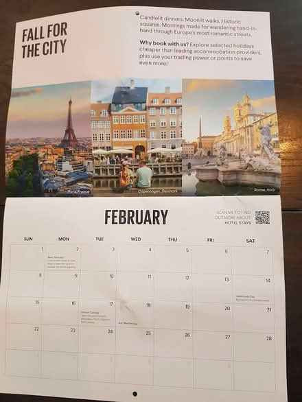 Photo of free 2026 wall calendar (Broughton Gifford, SN12) #1