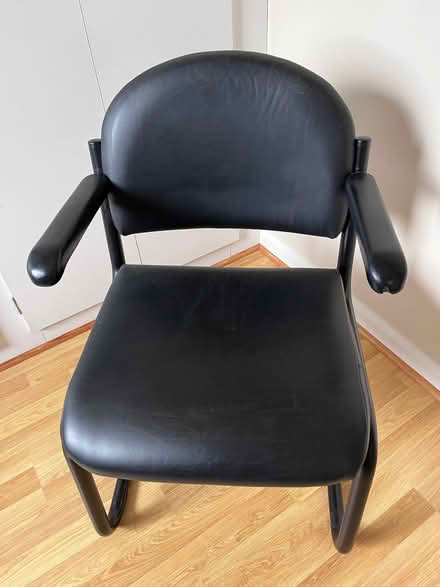 Photo of free Four leather chairs (Milwich ST18) #1