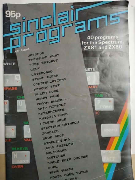 Photo of free Sinclair Programs magazine (Digbeth B5) #1