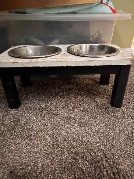 Photo of free Pet food/water bowl holder (Severn) #1