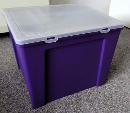Photo of free Plastic File Box (Wimborne Minster BH21) #1
