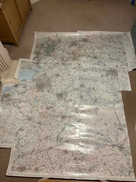 Photo of free OS Wall Map of Bath and Beyond (Odd Down) #1