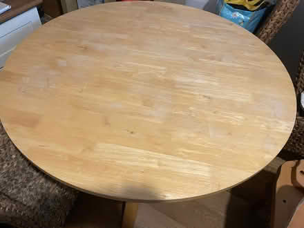 Photo of free Round Wooden Table (Lye Valley OX3) #1