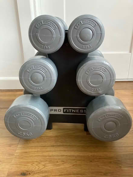 Photo of free Set of 6 hand weights (Lower Earley RG6) #1