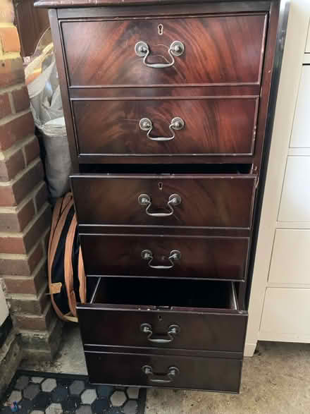 Photo of free Filing cabinet - three drawers (RH7) #2
