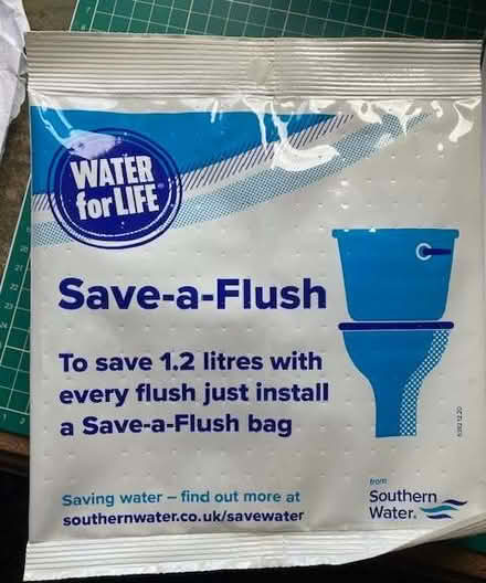 Photo of free 7 Southern Water Save a Flush bags (Steyning BN44) #1