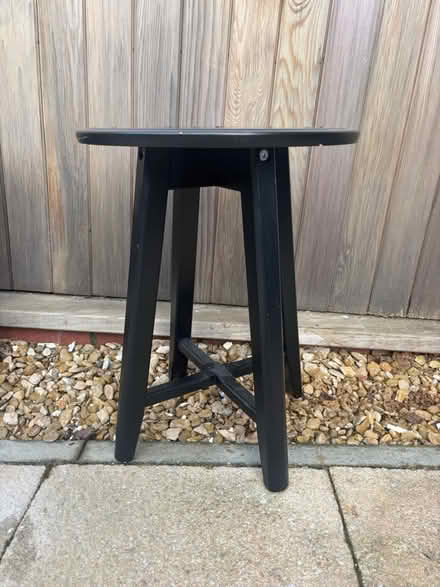 Photo of free Two black wooden side tables (Easton , Bristol) #1