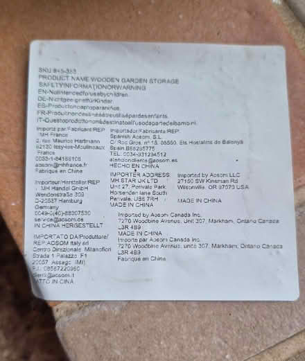 Photo of free Wooden garden storage (Stretton on Dunsmore CV23) #4