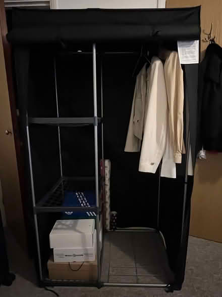 Photo of free Argos home covered single wardrobe (Old Kent Road SE1) #2