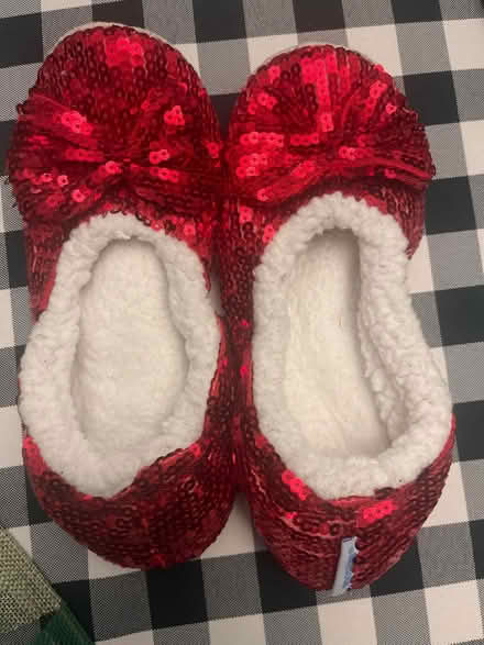 Photo of free Red Sequin House Slipper Socks (Newburgh WN8) #2