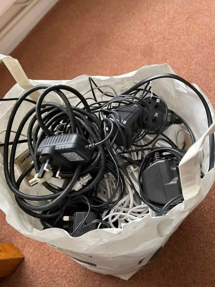 Photo of free Bag of wires adapters, et cetera (Dunstable) #1