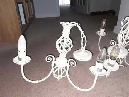 Photo of free pair of chandelier light fittings (Radbrook SY3) #1