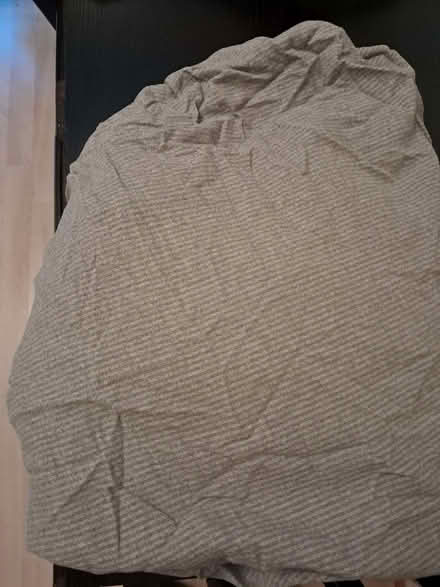 Photo of free Grey double fitted sheet 100% cotton (Lower Earley RG6) #1