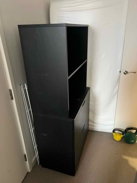 Photo of free IKEA shelving and filing cabinet (West Green N15) #1