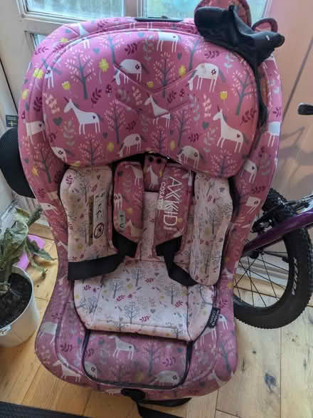 Photo of free Cosatto x Axkid Minikid 4 car seat in Unicorn Garden print. (Colinton EH13) #1