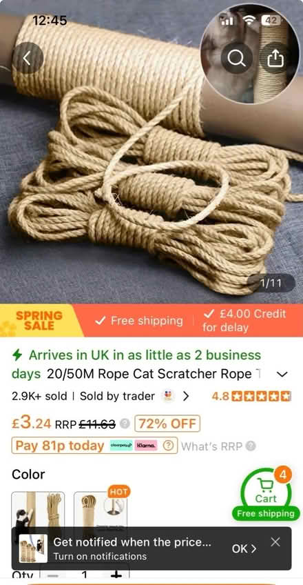 Photo of free Cat Tree - for DIY enthusiast (West Ealing) #4