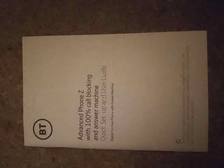 Photo of free bt telephone with call blocking (Harrogate. HG1.) #3