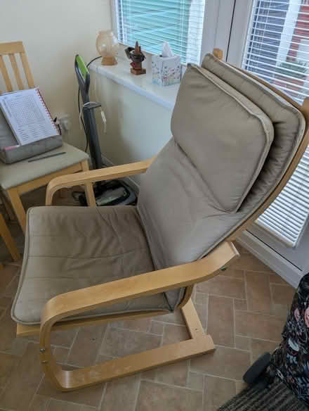 Photo of free 2 bent wood chairs (Bare LA4) #1