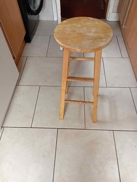 Photo of free Talk wooden stool (New Malden KT3) #1