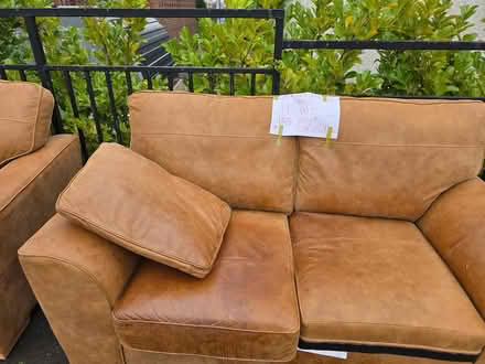 Photo of free Brown Leather Furniture (EH6 Pillans Walk) #2