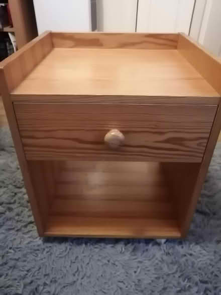 Photo of free Bedside cabinette (Leybourne, w/m ,ME19) #1