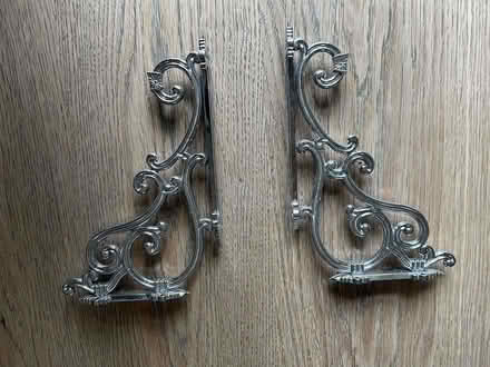 Photo of free Chrome plated shelf bracket (Tooting Bec/Balham SW17) #1