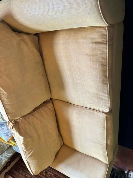 Photo of free Laura Ashley Yellow 2-Seater Sofa (CT11) #3