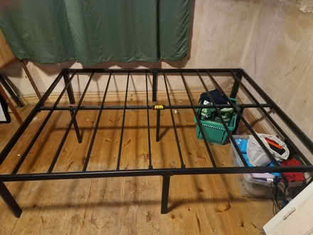 Photo of free Metal double bedframe (Kingston Hill ST16) #1