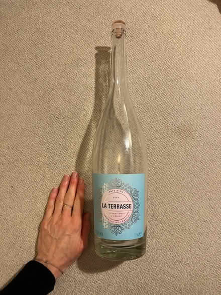 Photo of free Large 1.5l glass bottle (Tooting Bec, SW17) #3