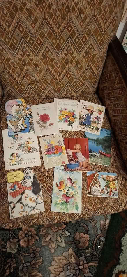 Photo of free Vintage greetings cards (for upcycling?) (Harrogate HG1) #1