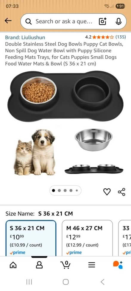 Photo of free Dog bowl set (Congleton) #1