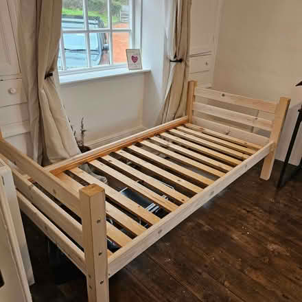 Photo of free Solid wood single bed (Meifod SY22) #1