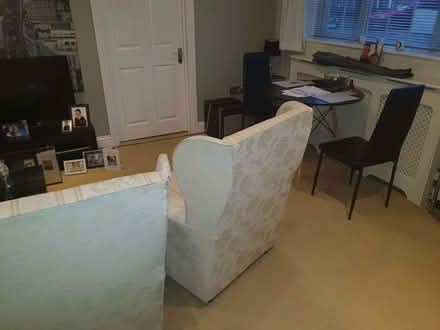 Photo of free Cream sofa an two arm chairs (Charminster BH8) #1