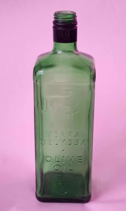 Photo of Green Olive Oil Bottles 1L Empty (Danforth and Greenwood) #1