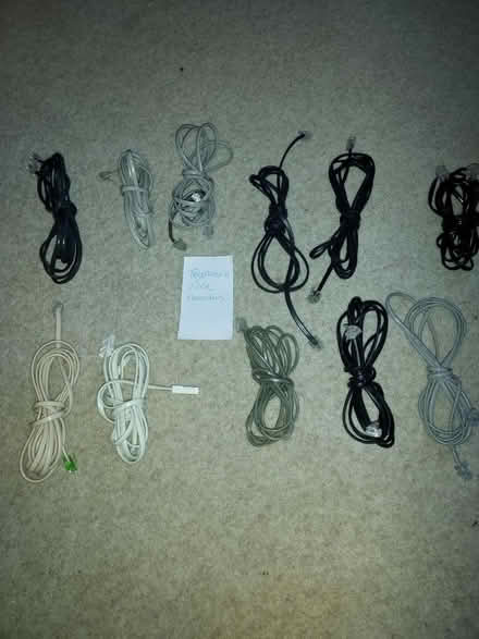 Photo of free Telephone / DSL connectors (Kilmacanogue /D 8, flexible) #1