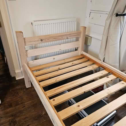 Photo of free Solid wood single bed (Meifod SY22) #3