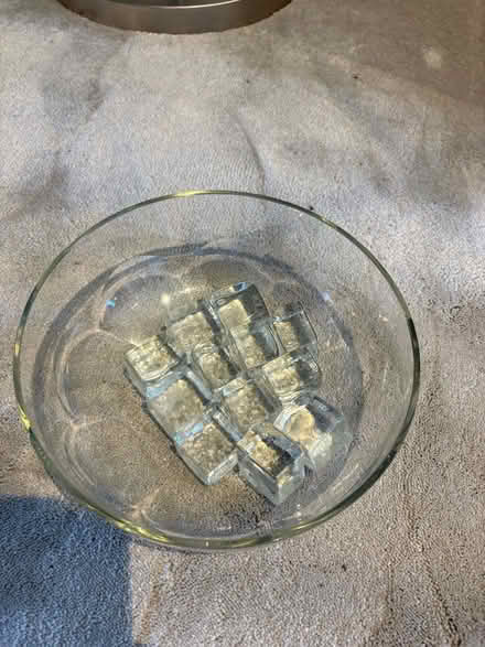 Photo of free Glass bowl and glass cubes (Erith DA17) #3