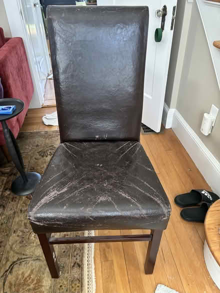 Photo of free 12 sturdy dining room chairs (near PC) #2