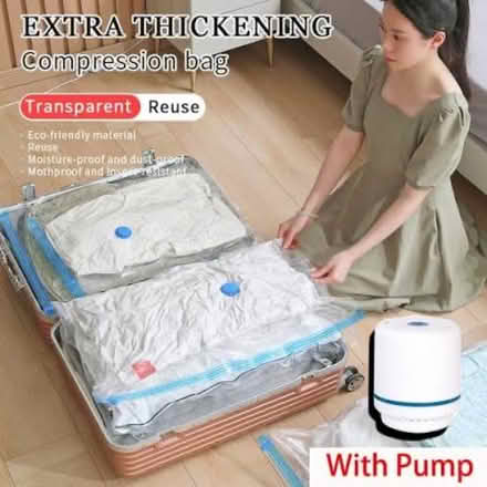 Photo of Vacuum storage bag and pump (Kennington SE11) #1