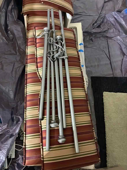 Photo of free Valence curtains and hardware (Murrieta) #3