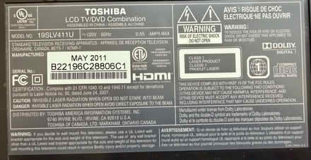 Photo of free Toshiba Monitor (Washington Heights) #3