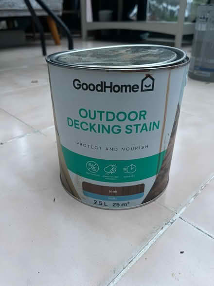 Photo of free decking stain - teak (Botley OX2) #1