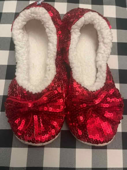 Photo of free Red Sequin House Slipper Socks (Newburgh WN8) #1